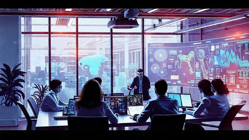Un despacho moderno evalúa datos con IA