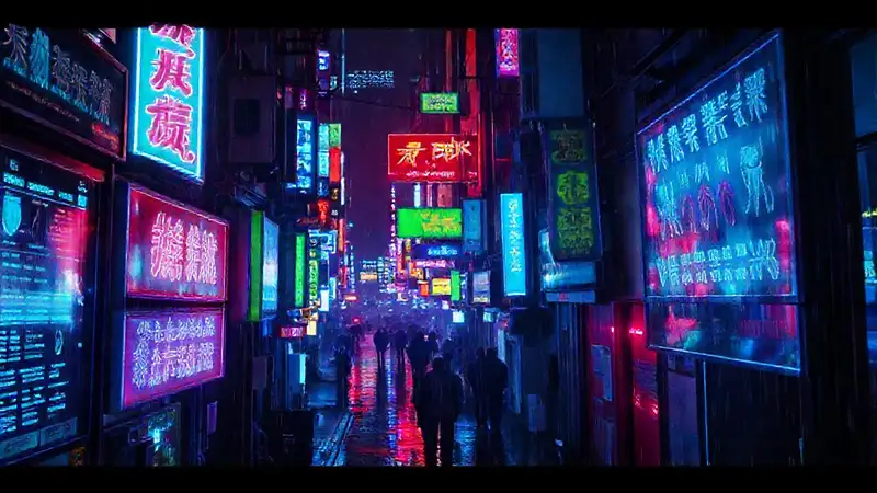 Ciudad cyberpunk