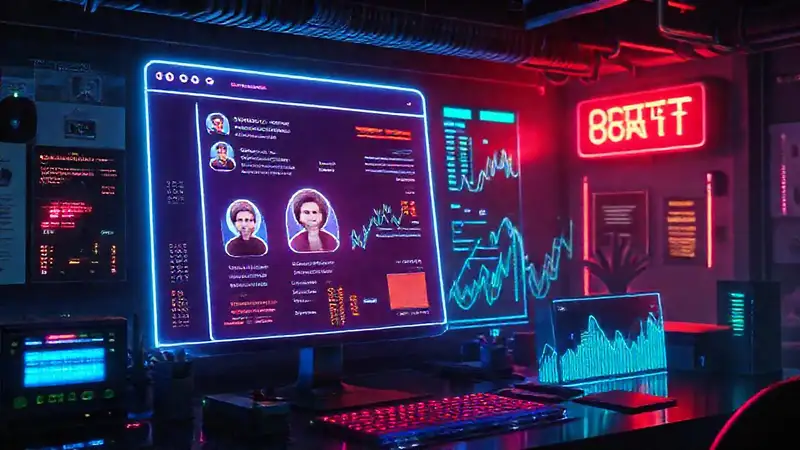 Interfaz cibernética: éxito visual y digital