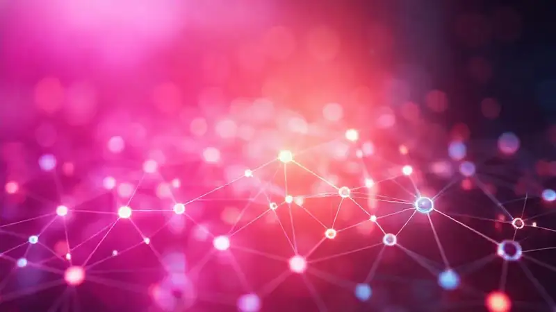 IA moderna: interfaces visuales complejas y brillantes