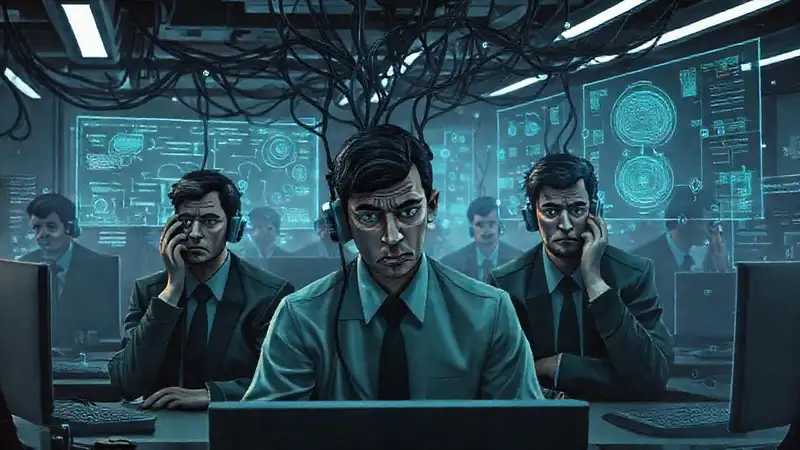 Un futuro de oficina tenso y confuso