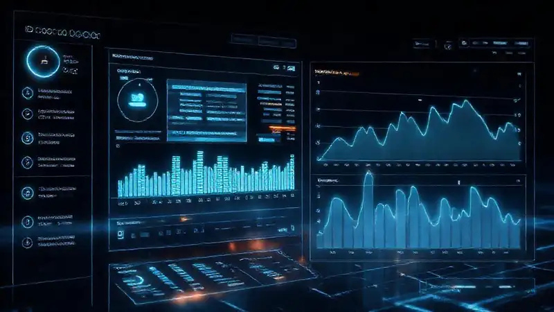 Interfaz futurista, minimalista y calmante